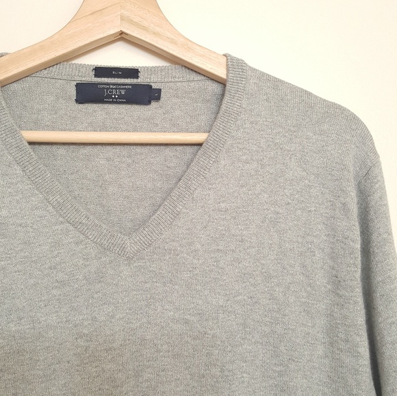 J. Crew Men Slim Long Sleeve Harbor V-neck Sweater - Picture 4 of 6